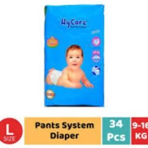 HyCare Baby Diaper L size Pant 34 Pcs Pack
